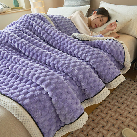 Bedding Super Soft Thickened Nap Blanket