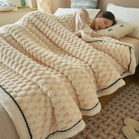 Bedding Super Soft Thickened Nap Blanket