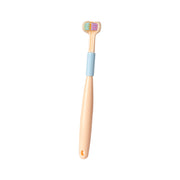 Three-sided Macaron Soft Bristle Toothbrush Care Safety Toothbrush Teeth Deep Cleaning Portable Travel