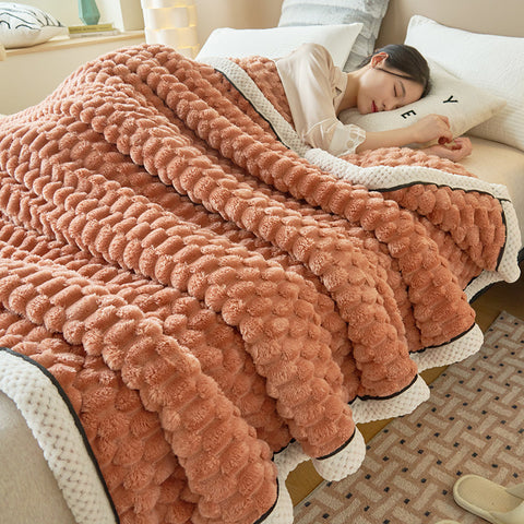 Bedding Super Soft Thickened Nap Blanket