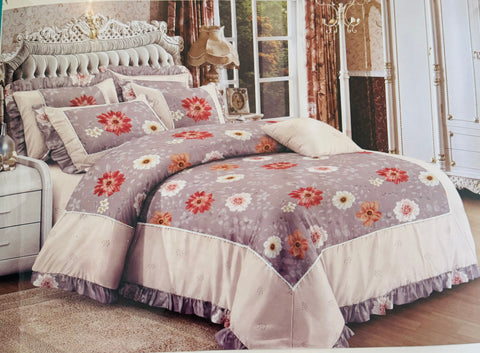 Cotton Bed Sheets With Pillow Cover