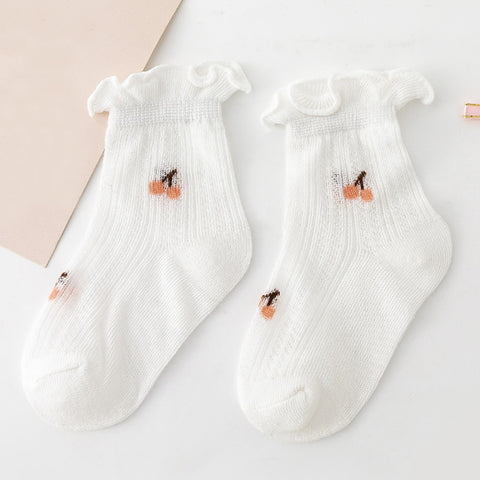 white pair of Newborn Baby Socks