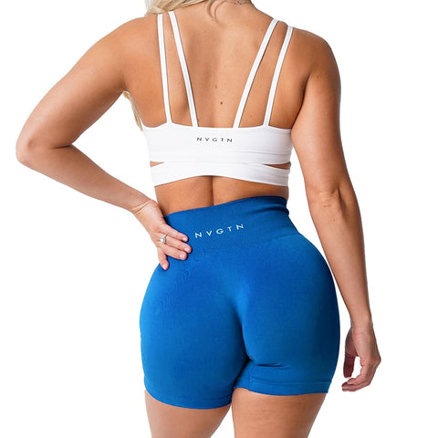 Solid Seamless Shorts Women Gym Wear