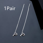 Fashion Jewelry 925 Sterling Silver 26 Letters Drop Earrings For Women Classic English Minimalism Student Earring Friends Party Jewelry Gift