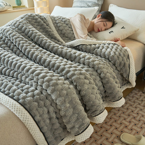 Bedding Super Soft Thickened Nap Blanket