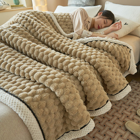 Bedding Super Soft Thickened Nap Blanket