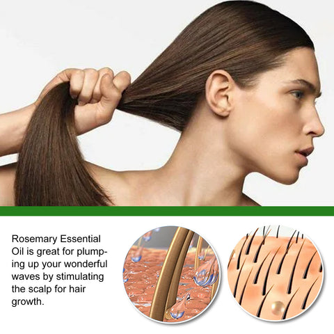 Rosemary Hair Care Essential Oil Anti-loss Hair Growth Hair Care Nourish Scalp Hair Roots