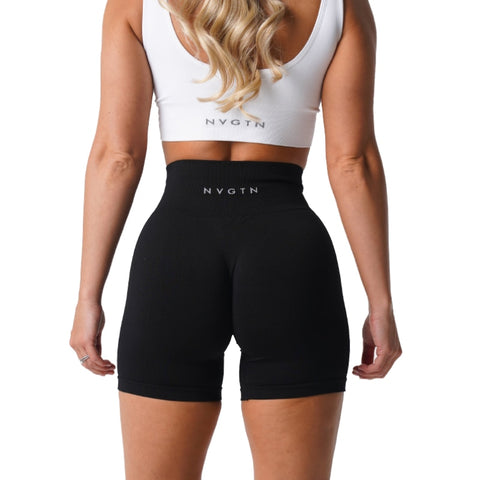 Solid Seamless Shorts Women Gym Wear